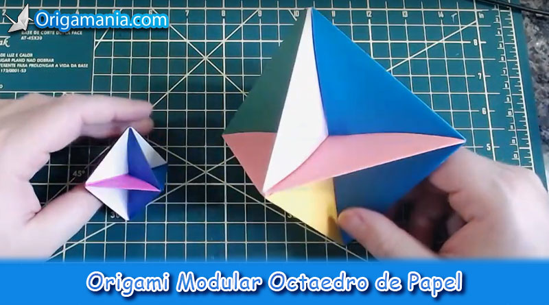 Arquivos Como Montar Um Origami Modular Octaedro Origamania