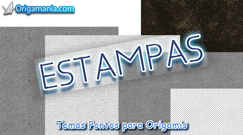 Estampas com Temas Pontos Para Origamis.